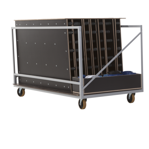 Тележка для перевозки элементов пола ковра для вольных упражнений